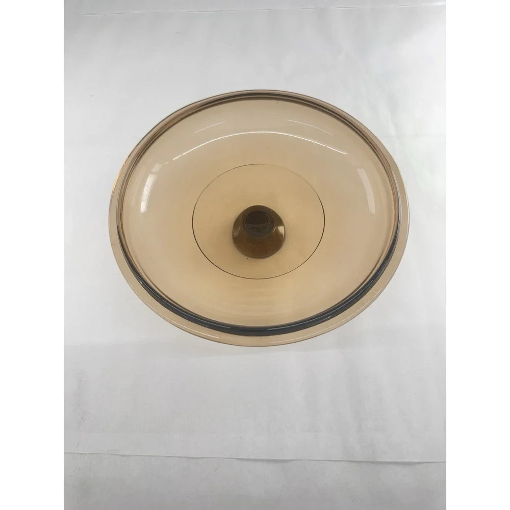 PYREX Vision Ware V-2.5-C Amber Replacement LID ONLY 2.5L Corning 8 1/2
